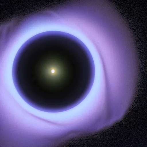 Image similar to light behind a black hole detected for the first time