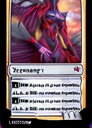 Image similar to Alexstrasza magic the gathering card