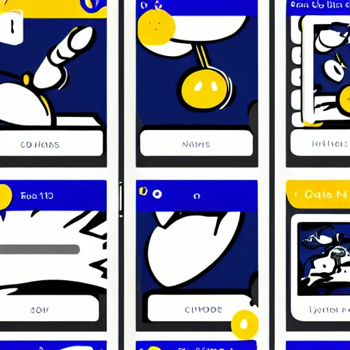 Image similar to Incredible UX design overview for an image sharing app by Roy Lichtenstein