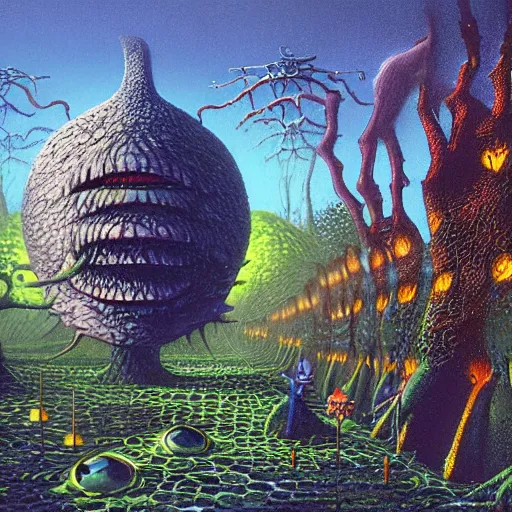 Prompt: monster by tim white