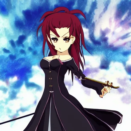 Prompt: “milady NFT in fate/stay night anime style”