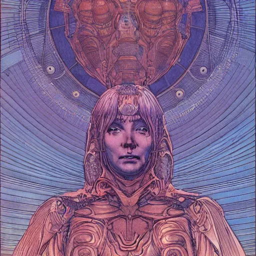 Prompt: Liminal space in outer space by Franklin Booth, colorized