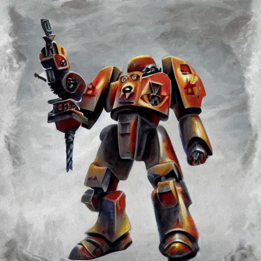 Prompt: a tau battlesuit from warhammer 40k, artstation hall of fame gallery, editors choice, #1 digital painting of all time, most beautiful image ever created, emotionally evocative, greatest art ever made, lifetime achievement magnum opus masterpiece, the most amazing breathtaking image with the deepest message ever painted, a thing of beauty beyond imagination or words