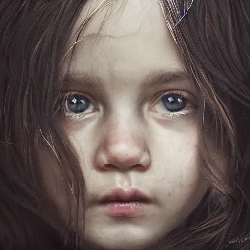 Image similar to portrait Hunter's daughter beautiful face, dynamic lighting, cinematic, establishing shot, extremely high detail, photo realistic, cinematic lighting, oil painting, intricate line drawings, 8k resolution