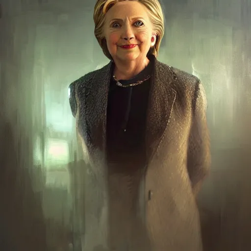 Image similar to hillary clinton aged to thirty years old, hyperrealistic full figure, whitehouse, art of elysium by jeremy mann and by alphonse mucha, fantasy art, photo realistic, dynamic lighting, artstation, full figure poster, volumetric lighting, very detailed face, 4 k, award winning