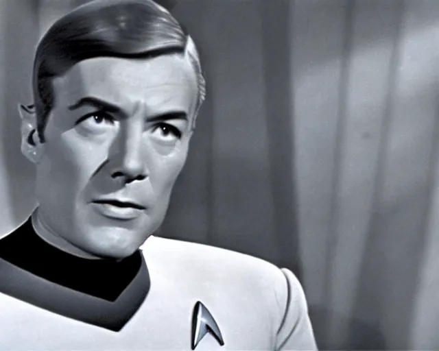 Image similar to a high - resolution video still from star trek from the 1 9 3 0 s, sharp focus, realistic