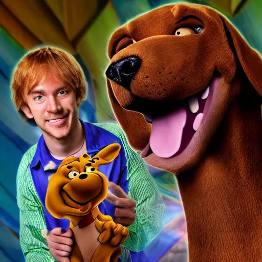 Image similar to portrait of scooby doo and shaggy photo by daniel farson