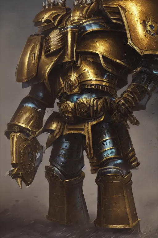 Image similar to armor portrait heros warhammer 4 0 k horus heresy fanart - the primarchs emperor by johannes helgeson animated with vfx concept artist & illustrator global illumination ray tracing hdr fanart arstation zbrush central hardmesh 8 k octane renderer comics stylized