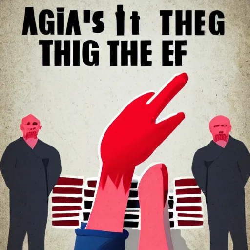 Prompt: agitprop for the big toe