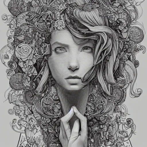 Prompt: the portrait of an extremely beautiful, gorgeous, elegant, graceful, sensual, and sophisticated mature woman partially made of cucumbers, an ultrafine detailed illustration by james jean, intricate linework, bright colors, final fantasy, behance contest winner, vanitas, angular, altermodern, unreal engine 5 highly rendered, global illumination, radiant light, detailed and intricate environment