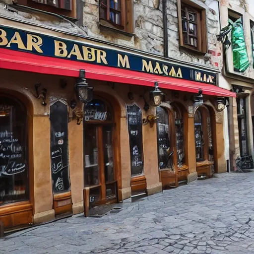 Prompt: bar mleczny