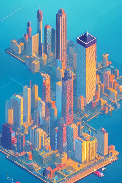 Prompt: Isometric pixelart of Tampa, by Jesper Ejsing, RHADS, Makoto Shinkai and Lois van baarle, ilya kuvshinov, rossdraws global illumination