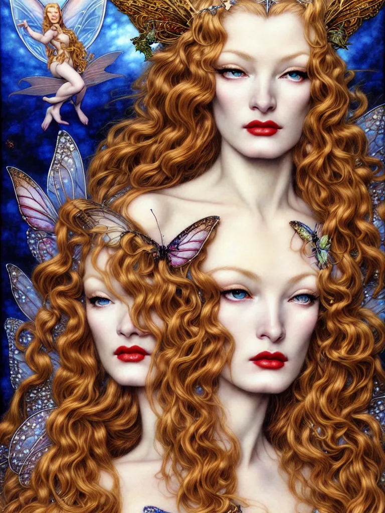 Prompt: realistic detailed face portrait of Veronica Lake as Fairy Queen Titania by Ayami Kojima, Yoshitaka Amano, Charlie Bowater, Karol Bak, Greg Hildebrandt, Jean Delville, and Mark Brooks, Art Nouveau, Pre-Raphaelite, Gothic Revival, exquisite fine details, 4k resolution, large motifs, hyper realistic, 8k image, 3D, supersharp, perfect symmetry, High Definition, Octane render in Maya and Houdini, light, shadows, reflections, photorealistic, masterpiece, smooth gradients, no blur, sharp focus, photorealistic, insanely detailed and intricate, cinematic lighting, Octane render, epic scene, 8K