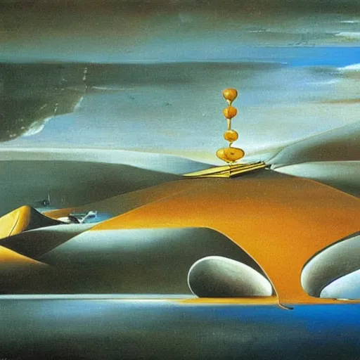 Image similar to concept art by salvador dali, oil on canvas