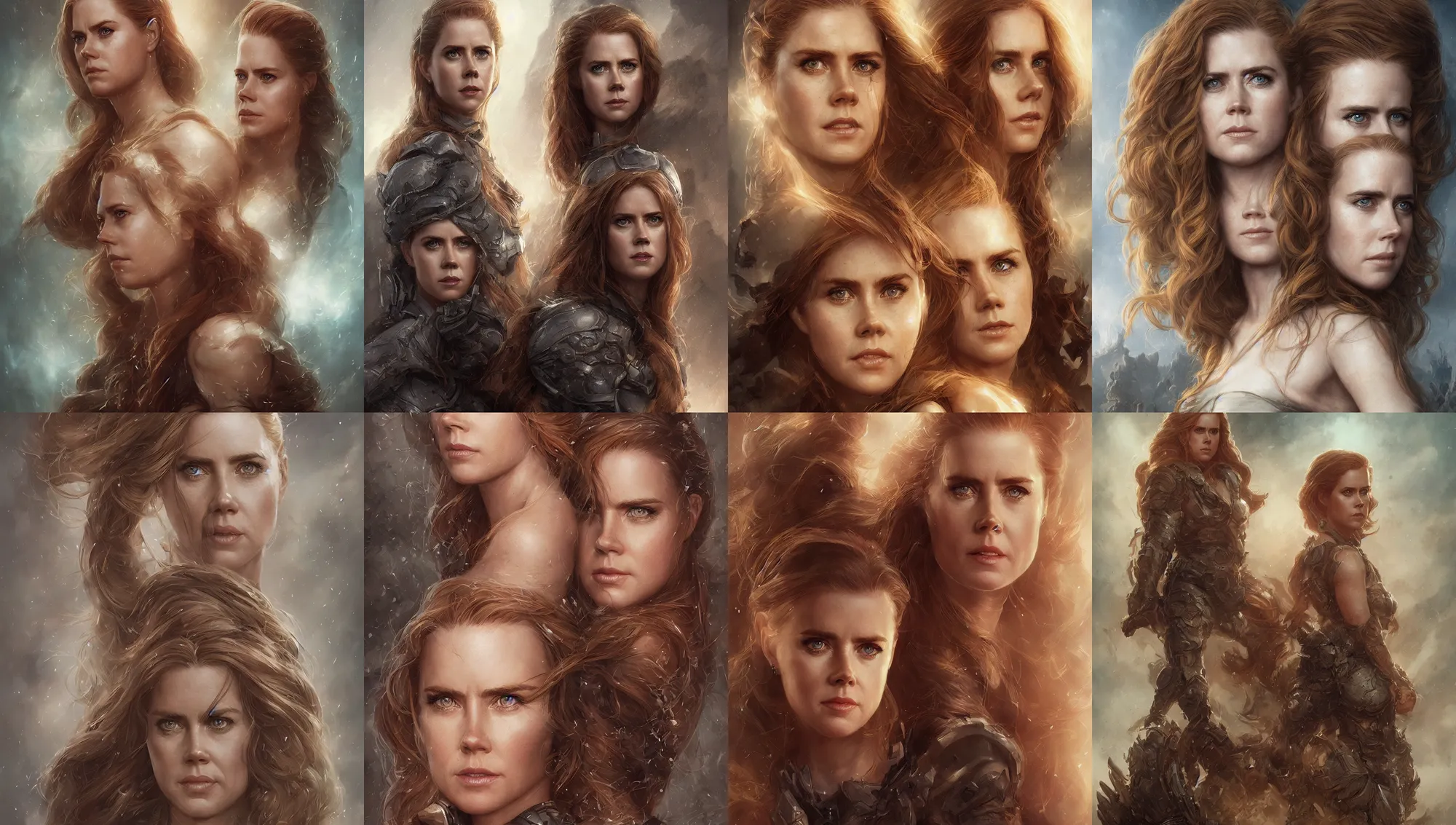 Prompt: portrait of amazon amy adams, highly detailed, artgerm, greg rutkowski, magali villeneuve