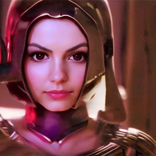 Image similar to victoria justice as princess padme in star wars episode 3, 8k resolution, full HD, cinematic lighting, award winning, anatomically correct