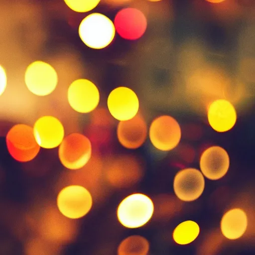 Prompt: phone made of bokeh