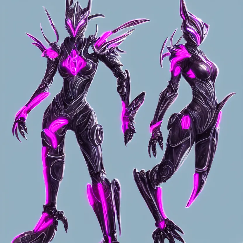 Prompt: highly detailed exquisite fanart, of a beautifulfemale warframe, but as an anthropomorphic robot dragon, shiny white silver armor engraved, Fuchsia skin beneath the armor, sharp claws, long tail, robot dragon hands and feet, elegant pose, close-up shot, full body shot, epic cinematic shot, professional digital art, high end digital art, singular, realistic, DeviantArt, artstation, Furaffinity, 8k HD render