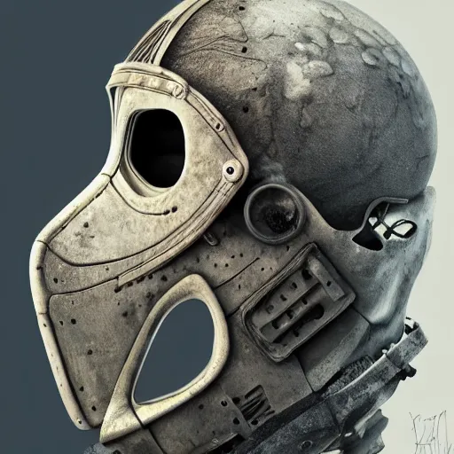 Image similar to Very very very very highly detailed epic central composition studio photography of face with hockey mask, intricate, dystopian, sci-fi, extremely detailed, digital painting, artstation, concept art, smooth, sharp focus, illustration, intimidating lighting, incredible art by Anna Dittmann and Anton Pieck and Artstation, Octane render in Maya and Houdini VFX