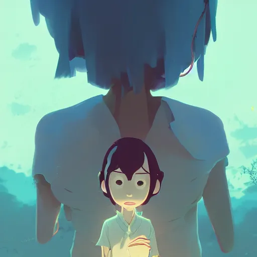 Prompt: when death comes, detailed, cory loftis, james gilleard, atey ghailan, makoto shinkai, goro fujita, studio ghibli, rim light, exquisite lighting, clear focus, very coherent, plain background