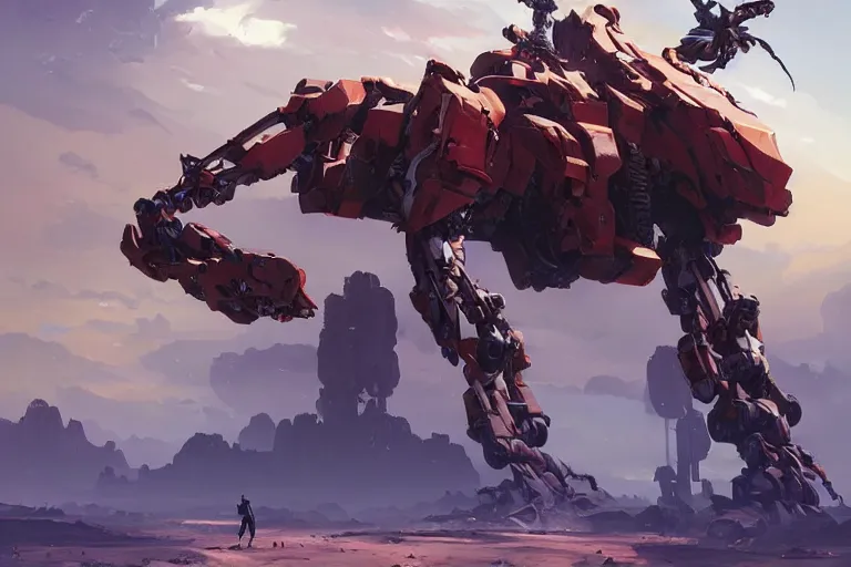 Image similar to longleg machine mecha animal beast robot of horizon forbidden west horizon zero dawn bioluminiscence, behance hd by jesper ejsing, by rhads, makoto shinkai and lois van baarle, ilya kuvshinov, rossdraws global illumination