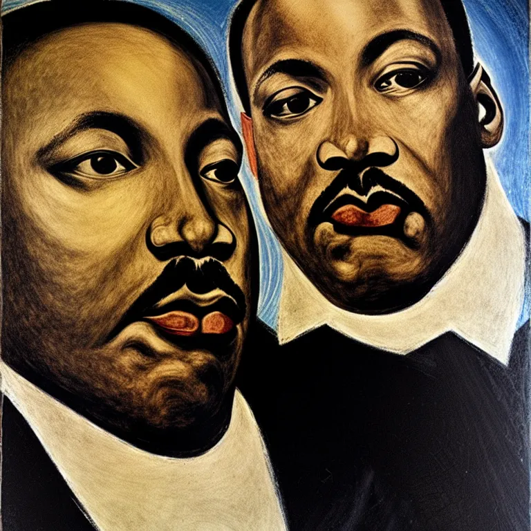 Image similar to martin luther king, jr. by el greco.