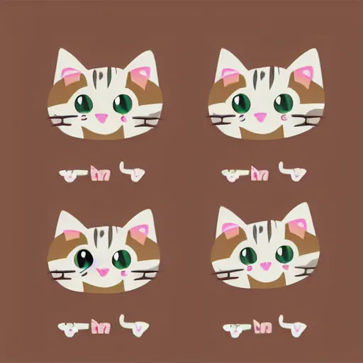 Image similar to “cute kitty vector art”