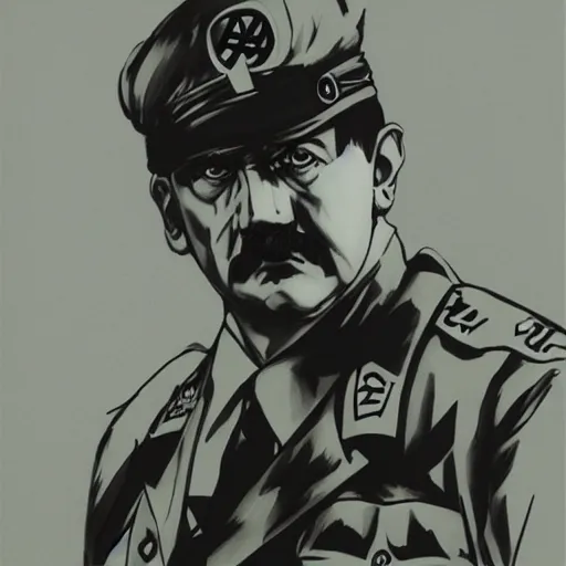 Image similar to Adolf Hitler by Yoji Shinkawa