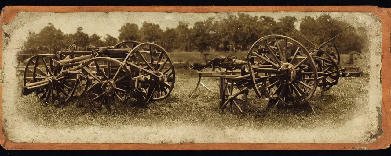 Prompt: spaghetti on top of a 6 - pounder cannon, american civil war, tintype, small details, intricate, 5 0 mm, cinematic lighting, photography, wes anderson, film, kodachrome