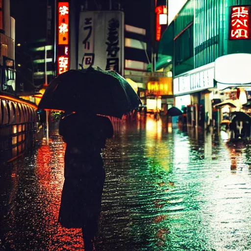 Image similar to rainy night in tokyo