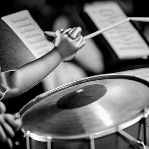 Prompt: award winning photography of a book playing the drums, dance club, 40mm lens, shallow depth of field, split lighting