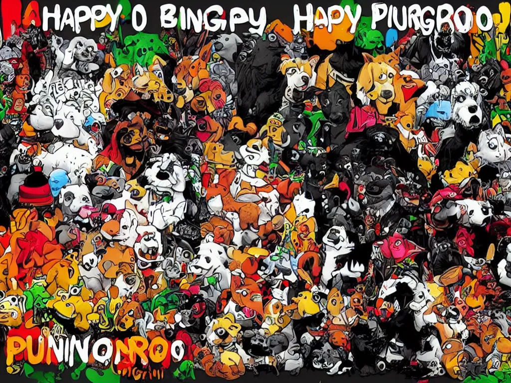 Image similar to happy birthday pungeroo, that's it