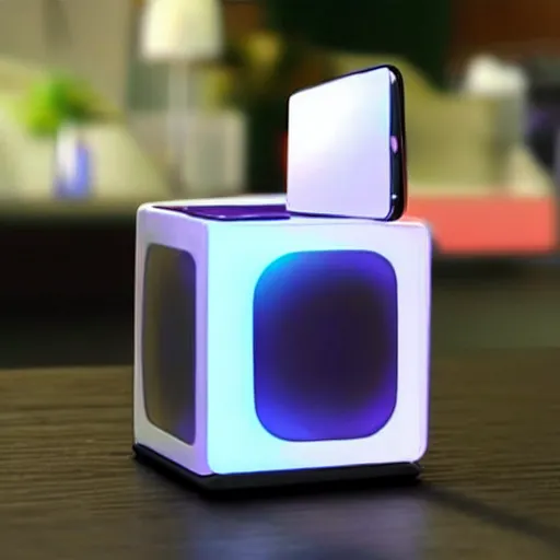 Image similar to Futuristic cube phone