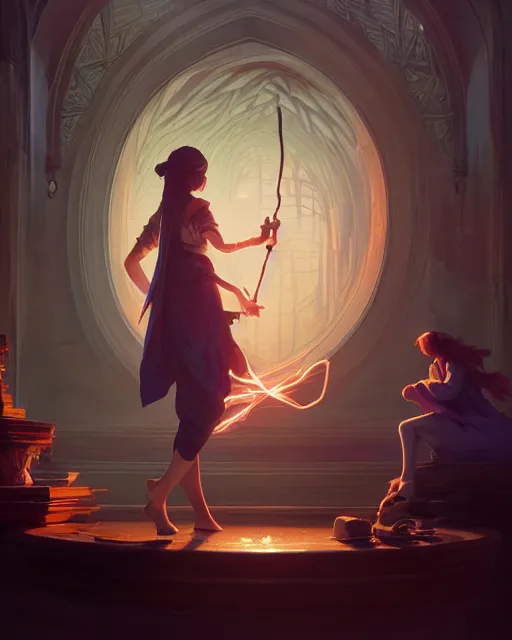 Prompt: highly detailed portrait of a mage casting magic, correct anatomy and body proportions, unreal engine, greg rutkowski, loish, rhads, beeple, makoto shinkai and lois van baarle, ilya kuvshinov, rossdraws, tom bagshaw, alphonse mucha, global illumination, detailed and intricate environment