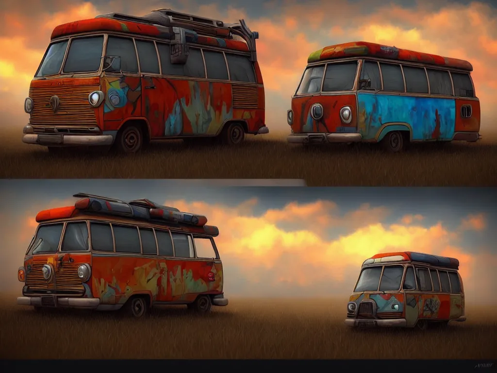 Prompt: van art, trending on artstation