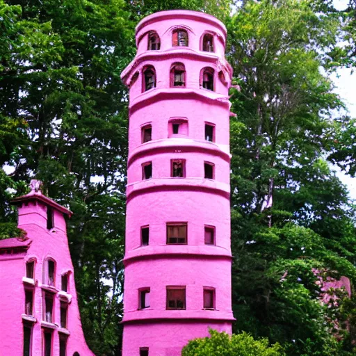 Image similar to pink tower