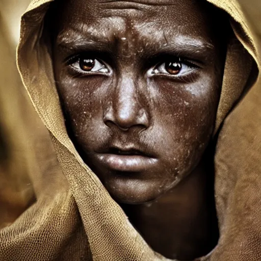 Image similar to portrait of the Storm, by Steve McCurry, clean, detailed, award winning