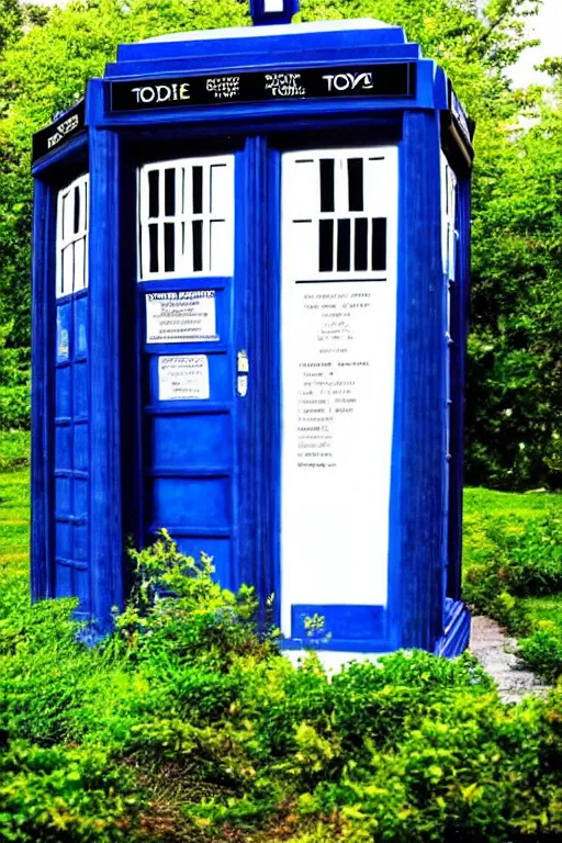 Prompt: TARDIS 📷🕑🕘🕝