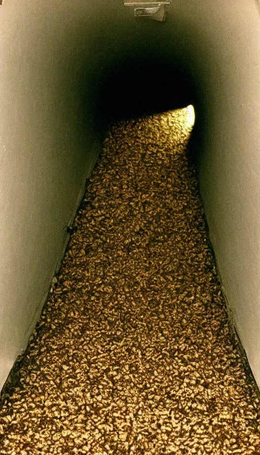 Prompt: 7 0 s movie still of a tunnel made of moth, cinestill 8 0 0 t 3 5 mm eastmancolor, heavy grain, high quality, high detail