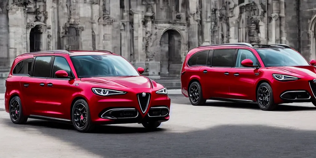 Image similar to 2022 Alfa Romeo Minivan