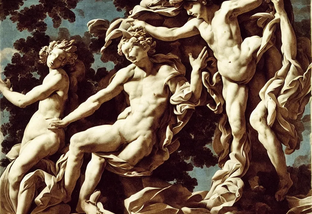 Prompt: an artwork by gian lorenzo bernini