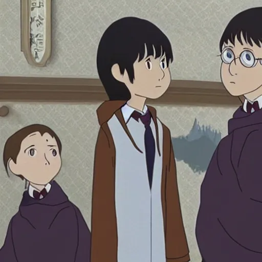 Image similar to A still of harry potter in Spirited Away (2001)