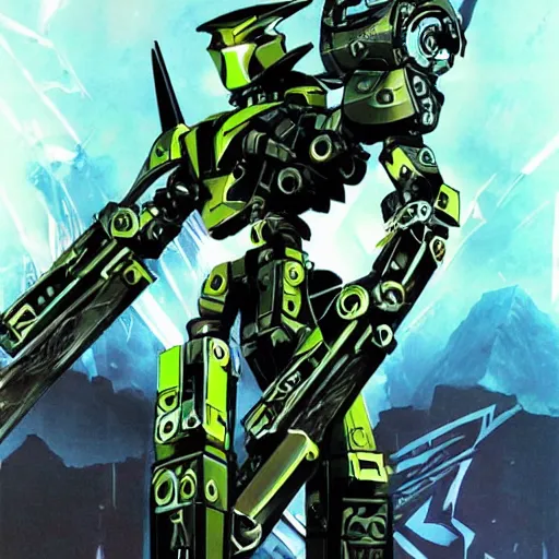 Image similar to bionicle by yoji shinkawa