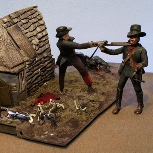 Image similar to civil war diorama