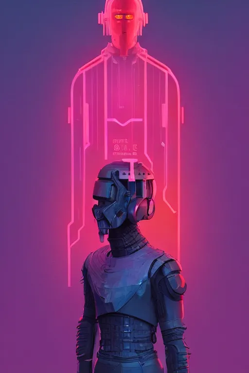 Prompt: full body prince of saudi arabia, blade runner 2 0 4 9, scorched earth, cassette futurism, modular synthesizer helmet, the grand budapest hotel, glow, digital art, artstation, pop art, by hsiao - ron cheng