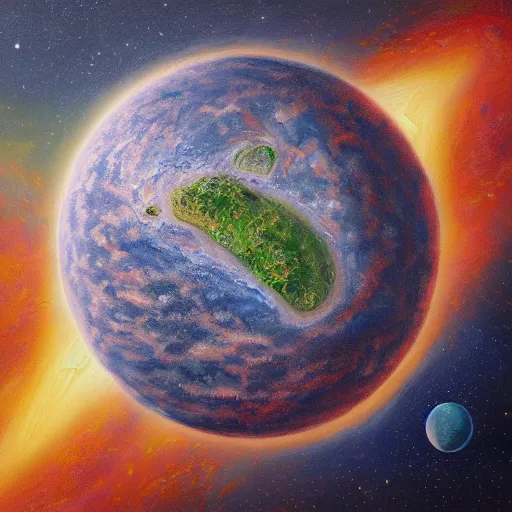Image similar to anatomy of a planet, oil painting, ultradetailed, artstation, ultradetailed, digital painting, ultradetailed