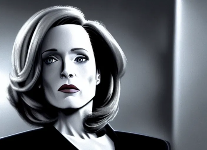 Image similar to dana scully, by disney animation