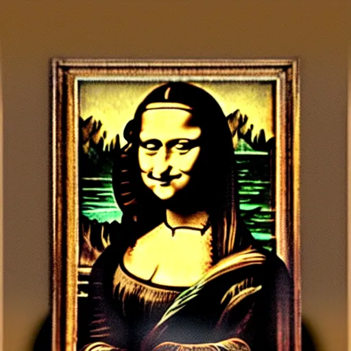 Image similar to the (monalisa) perfectly symmetrical