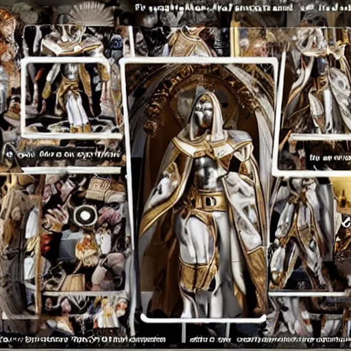 Image similar to a godlike ai rules over humanity as they worship it