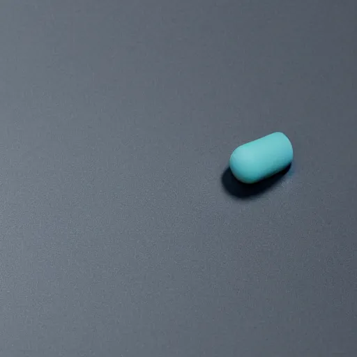 Image similar to studio photograph of a matte gray catterpillar with a neon blue head